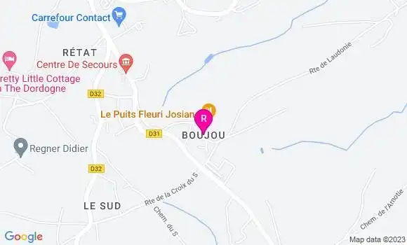 Localisation Restaurant Bar Le Puits Fleuri