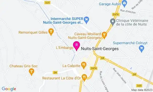 Localisation Pizzeria L