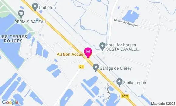 Localisation Restaurant  Au Bon Accueil