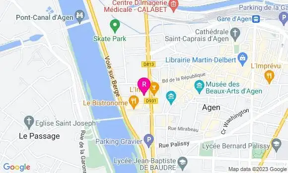 Localisation Restaurant  El Barrio