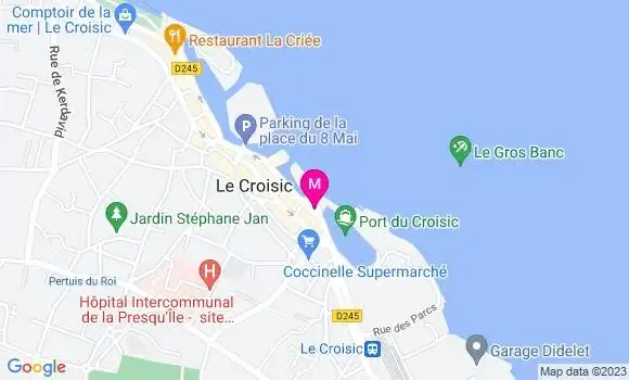 Localisation Crêperie Le Perthuis du Roy