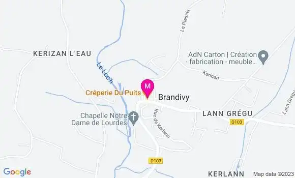 Localisation Crêperie du Puits