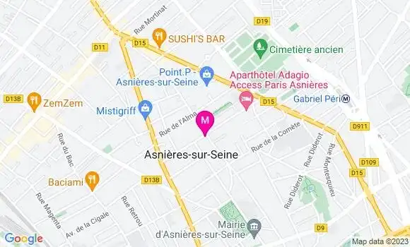 Localisation Restaurant Salon de Thé Chave d