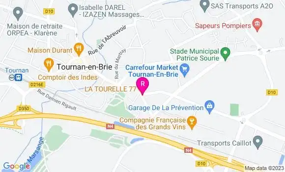 Localisation Auberge de la Tourelle