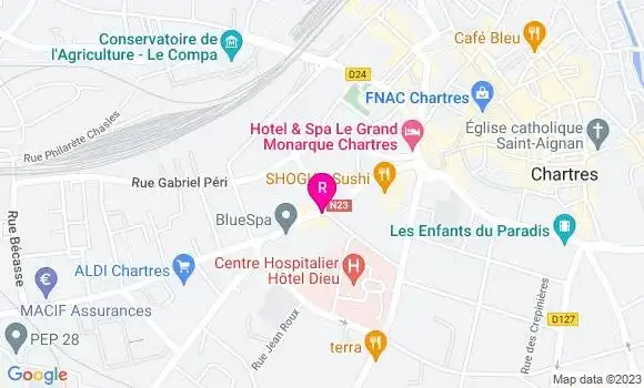 Localisation Brasserie du Grand Faubourg