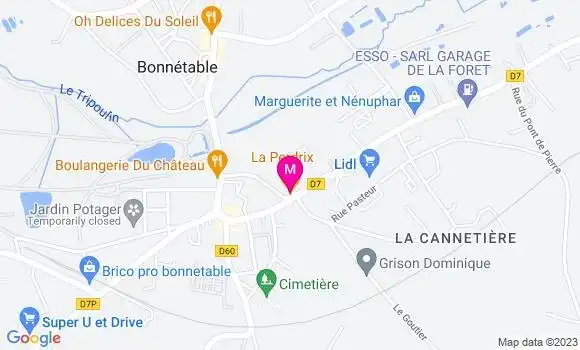 Localisation Restaurant  La Perdrix