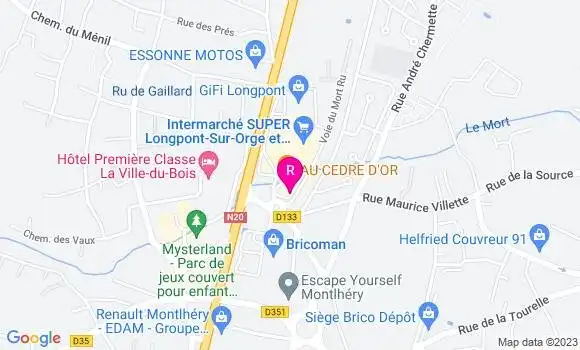 Localisation Restaurant  L