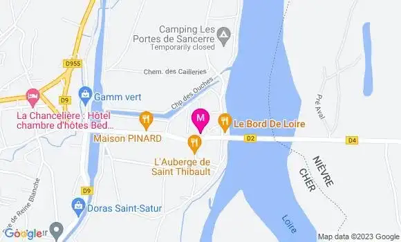 Localisation Restaurant  Le P