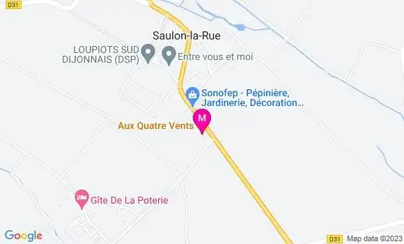 Localisation Restaurant  Aux Quatre Vents