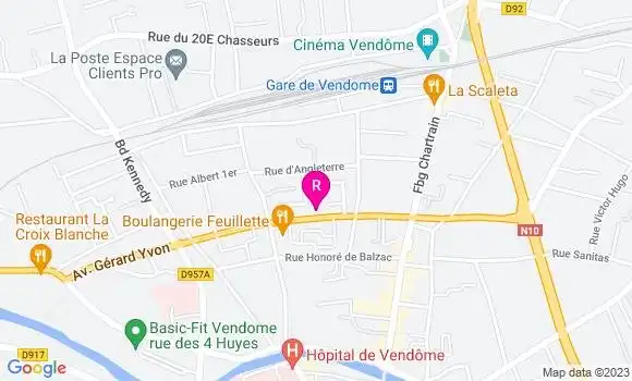 Localisation Restaurant Bar Le Neptune