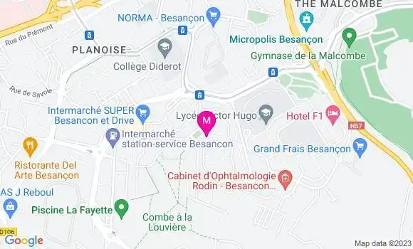 Localisation Brasserie L