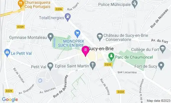 Localisation Restaurant  Café des Sports
