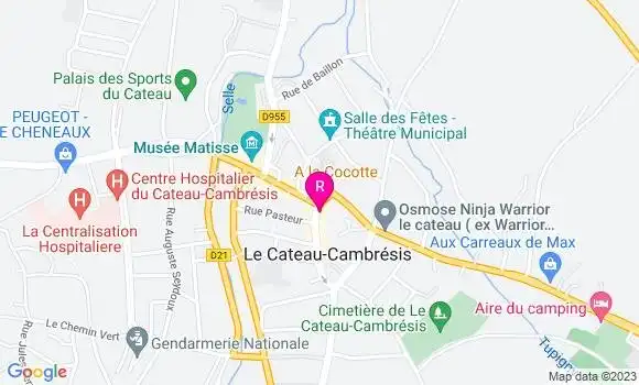 Localisation Restaurant  A la Cocotte