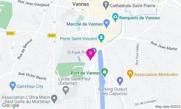 Localisation Restaurant  Le Vieux Port