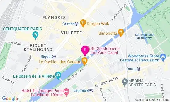 Localisation Restaurant  La Criée