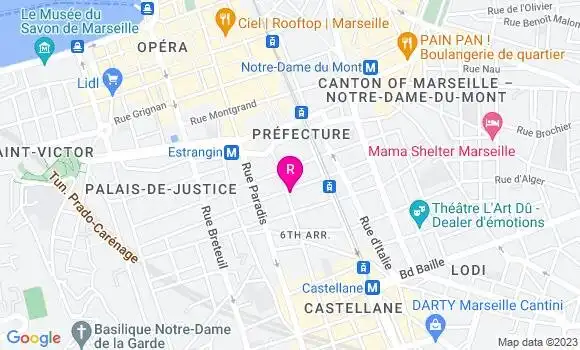Localisation Bistrot Saint Jacques