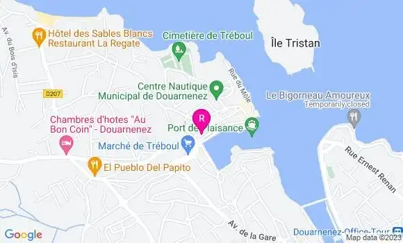 Localisation Crêperie du Quai
