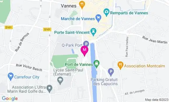 Localisation Restaurant  La P