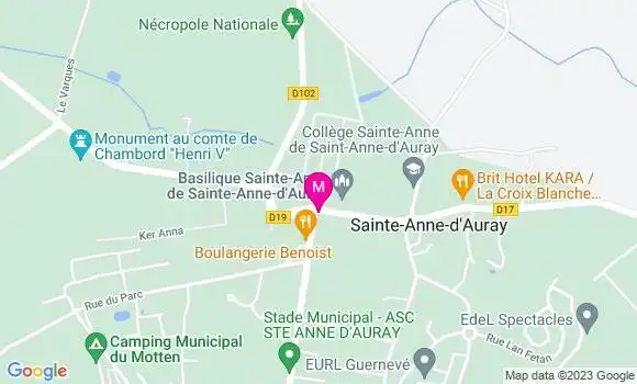 Localisation Crêperie Les Ajoncs
