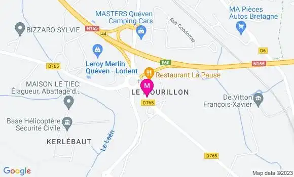 Localisation Restaurant  La Pause