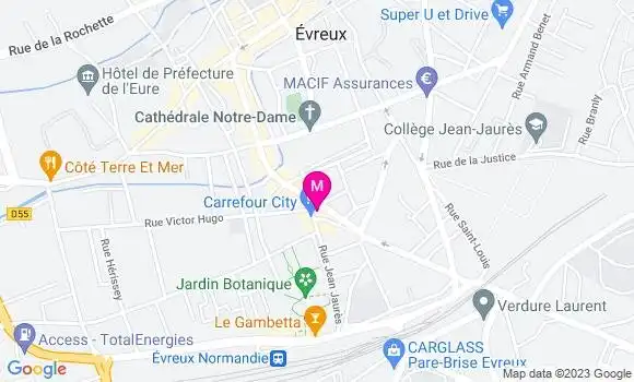 Localisation Restaurant  Le Roosevelt