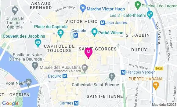 Localisation Restaurant  Le Miroir