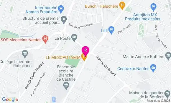 Localisation Restaurant  La Pirogue