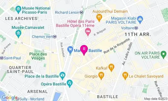 Localisation Restaurant  Café de l