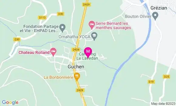 Localisation Restaurant  Le Cabanou