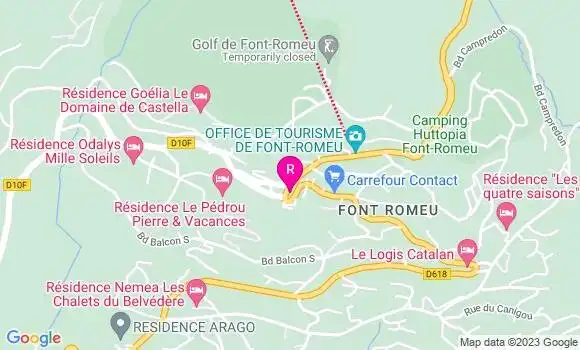 Localisation Restaurant  L