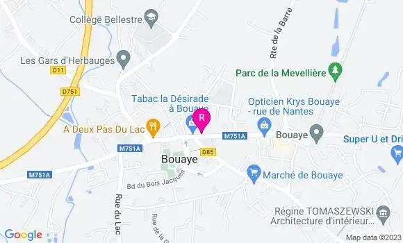 Localisation Restaurant  Le Bosceen