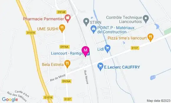 Localisation Restaurant  O