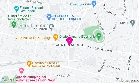 Localisation Restaurant Bar Le Saint Maurice