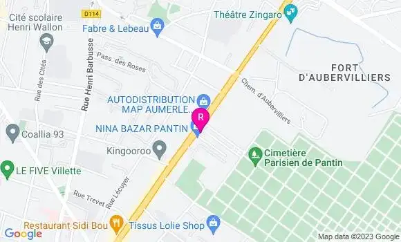 Localisation Brasserie Villa 27