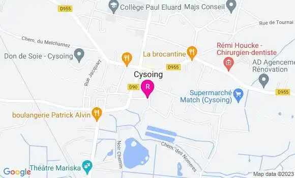 Localisation Café Estaminet Jacky de l