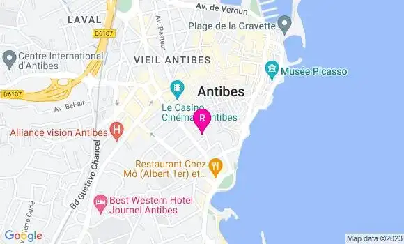 Localisation Restaurant  Le Lisbonne
