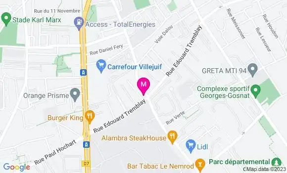 Localisation Restaurant Chinois Le Palace d