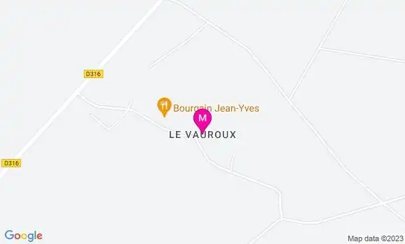 Localisation Restaurant  La Ferme du Vauroux