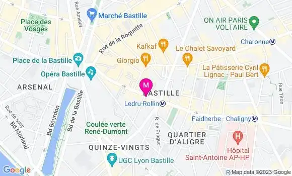 Localisation Restaurant Bar Le Rallye
