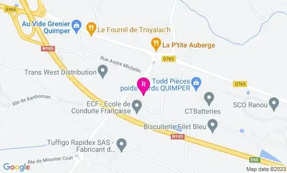 Localisation Restaurant  Les Jardins du Prieuré