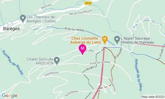 Localisation Auberge Chez Louisette