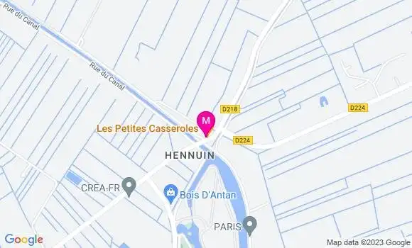 Localisation Restaurant  Les Petites Casseroles
