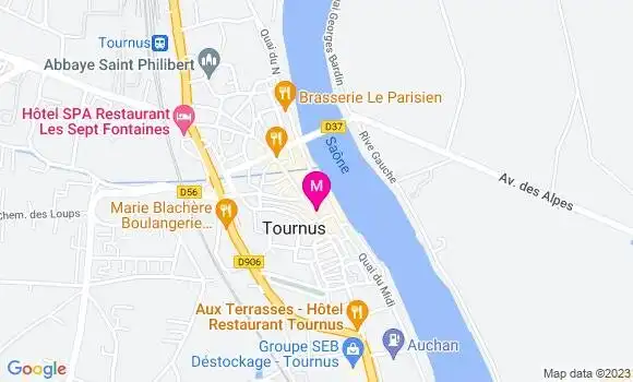 Localisation Restaurant  La Bohème