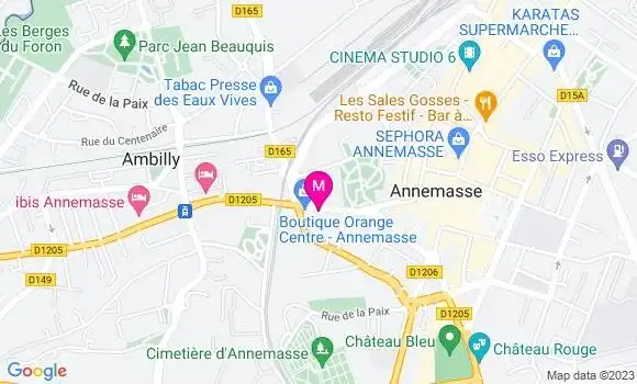 Localisation Restaurant  La Véranda