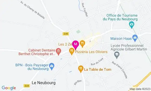 Localisation Restaurant  Le Café de Paris