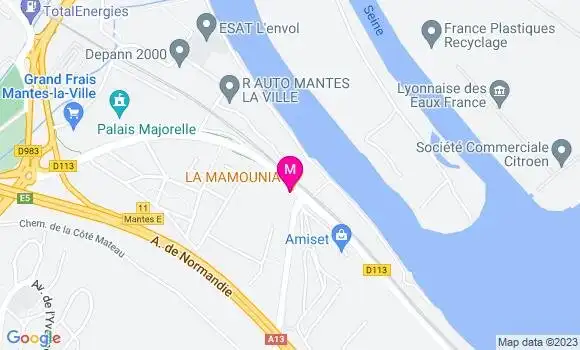 Localisation Restaurant Marocain La Mamounia