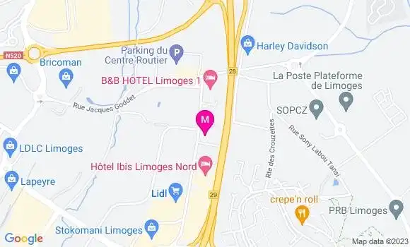 Localisation Restaurant Grill Les Demoiselles