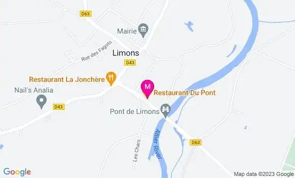 Localisation Restaurant du Pont