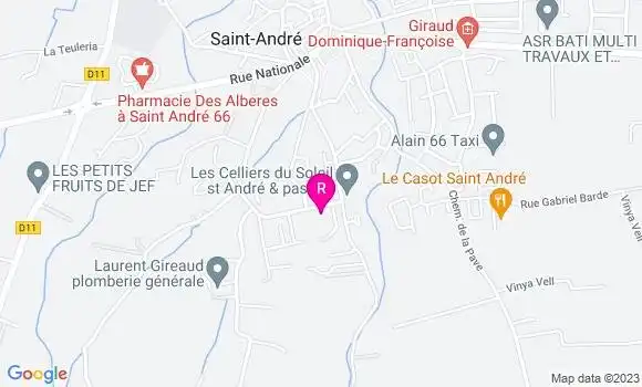 Localisation Restaurant  Le Jardin des Simples