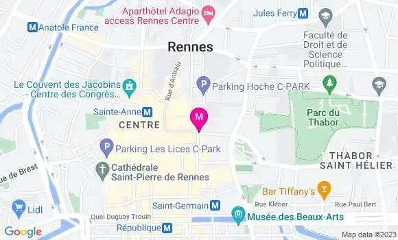 Localisation Restaurant  L